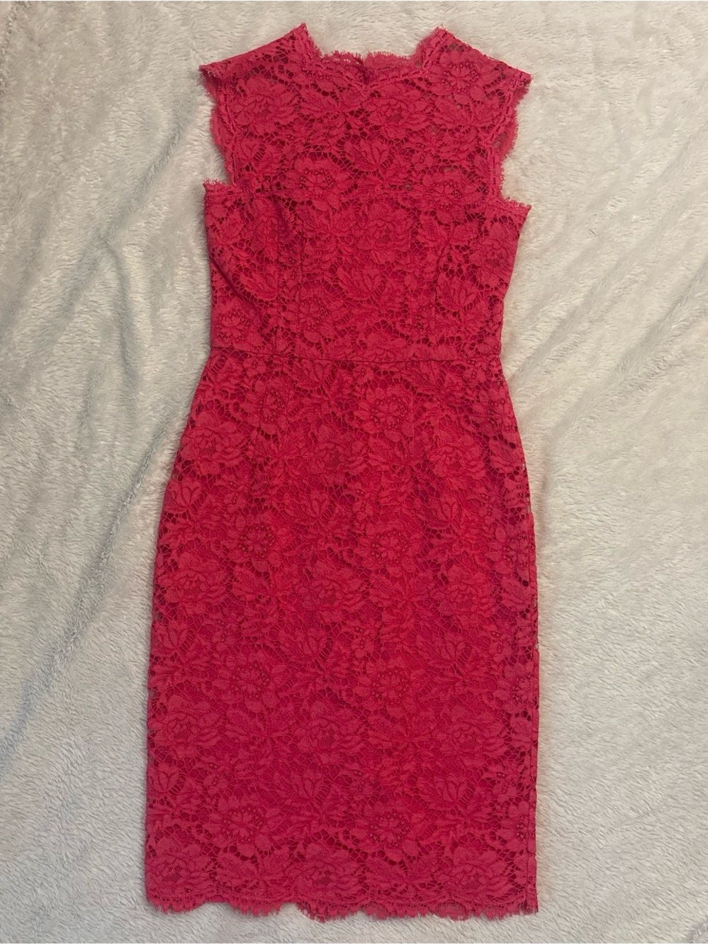 Valentino Hot Pink Lace Dress